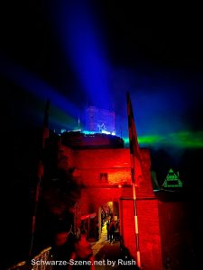 Brücke zur Ehrenburg, Party-Beleuchtung