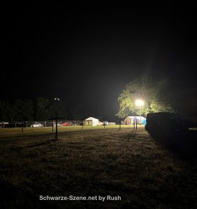 Stella Nomine Camp at night 